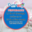 1.7 lbCremaya-Ice cream mix-powder-performance-Deiman USA